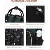image:imageLOVEVOOK Laptop Backpack for Women 156 inch Waterproof Nurse Bag Teacher Work Backpack Purse for Women Travel Computer Backpack for College Office Business LadiesDark Green Black