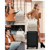 image:imageLOVEVOOK Laptop Backpack for Women 156 inch Waterproof Nurse Bag Teacher Work Backpack Purse for Women Travel Computer Backpack for College Office Business LadiesCream Khaki