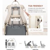 image:imageLOVEVOOK Laptop Backpack for Women 156 inch Waterproof Nurse Bag Teacher Work Backpack Purse for Women Travel Computer Backpack for College Office Business LadiesCream