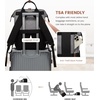 image:imageLOVEVOOK Laptop Backpack for Women 156 inch Waterproof Nurse Bag Teacher Work Backpack Purse for Women Travel Computer Backpack for College Office Business LadiesGray Black