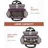 image:imageLOVEVOOK Laptop Backpack for Women 156 inch Waterproof Nurse Bag Teacher Work Backpack Purse for Women Travel Computer Backpack for College Office Business LadiesDark Purple Black