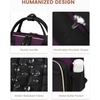 image:imageLOVEVOOK Laptop Backpack for Women 156 inch Waterproof Nurse Bag Teacher Work Backpack Purse for Women Travel Computer Backpack for College Office Business LadiesDark Purple Black