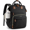 image:imageLOVEVOOK Laptop Backpack for Women 156 inch Waterproof Nurse Bag Teacher Work Backpack Purse for Women Travel Computer Backpack for College Office Business LadiesBlack Brown