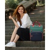 image:imageLOVEVOOK Laptop Backpack for Women 156 inch Waterproof Nurse Bag Teacher Work Backpack Purse for Women Travel Computer Backpack for College Office Business LadiesLake Blue Green Red