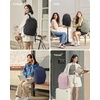 image:imageLOVEVOOK Laptop Backpack for Women Men with Giant Tumbler Holder  156Inch Work Computer Travel Backpack with Laptop Compartment Water Resistant Cute Commuter College Teacher Nurse Purse BagBlackPink