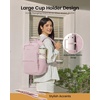 image:imageLOVEVOOK Laptop Backpack for Women Men with Giant Tumbler Holder  156Inch Work Computer Travel Backpack with Laptop Compartment Water Resistant Cute Commuter College Teacher Nurse Purse BagBlackPink