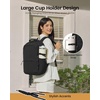 image:imageLOVEVOOK Laptop Backpack for Women Men with Giant Tumbler Holder  156Inch Work Computer Travel Backpack with Laptop Compartment Water Resistant Cute Commuter College Teacher Nurse Purse BagBlackBlack