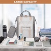image:imageLOVEVOOK Laptop Backpack for Women Teacher Bag Work Backpack Purse Laptop Computer Back Pack Business Travel Backpack Nursing College Book bag 156inch BlackBeigeBrownGreybrown