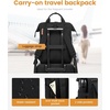 image:imageLOVEVOOK Laptop Backpack for Women Teacher Bag Work Backpack Purse Laptop Computer Back Pack Business Travel Backpack Nursing College Book bag 156inch BlackBeigeBrown1 Blackbrown