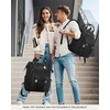 image:imageLOVEVOOK Laptop Backpack for Women Teacher Bag Work Backpack Purse Laptop Computer Back Pack Business Travel Backpack Nursing College Book bag 156inch BlackBeigeBrown1 Blackblack