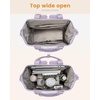 image:imageLOVEVOOK Laptop Backpack for Women Teacher Bag Work Backpack Purse Laptop Computer Back Pack Business Travel Backpack Nursing College Book bag 156inch BlackBeigeBrownPurplepurple