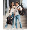 image:imageLOVEVOOK Laptop Backpack for Women Teacher Bag Work Backpack Purse Laptop Computer Back Pack Business Travel Backpack Nursing College Book bag 156inch BlackBeigeBrown1 Blackbrown