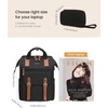 image:imageLOVEVOOK Laptop Backpack for Women Teacher Bag Work Backpack Purse Laptop Computer Back Pack Business Travel Backpack Nursing College Book bag 156inch BlackBeigeBrown1 Blackbrown