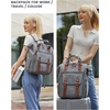 image:imageLOVEVOOK Laptop Backpack for Women Teacher Bag Work Backpack Purse Laptop Computer Back Pack Business Travel Backpack Nursing College Book bag 156inch BlackBeigeBrownGreybrown