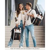 image:imageLOVEVOOK Laptop Backpack for Women Teacher Bag Work Backpack Purse Laptop Computer Back Pack Business Travel Backpack Nursing College Book bag 156inch BlackBeigeBrownBlackbeigebrown
