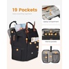 image:imageLOVEVOOK Laptop Backpack for Women Teacher Bag Work Backpack Purse Laptop Computer Back Pack Business Travel Backpack Nursing College Book bag 156inch BlackBeigeBrown1 Blackbrown