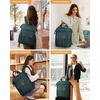 image:imageLOVEVOOK Laptop Backpack for Women Teacher Bag Work Backpack Purse Laptop Computer Back Pack Business Travel Backpack Nursing College Book bag 156inch BlackBeigeBrownDark Greendark Green