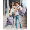 image:imageLOVEVOOK Laptop Backpack for Women Teacher Bag Work Backpack Purse Laptop Computer Back Pack Business Travel Backpack Nursing College Book bag 156inch BlackBeigeBrownPurplepurple
