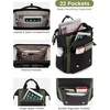 image:imageLOVEVOOK Laptop Backpack for Women Teacher Bag Work Backpack Purse Laptop Computer Back Pack Business Travel Backpack Nursing College Book bag 156inch BlackBeigeBrownBlackarmy Greenarmy Green