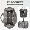 image:imageLOVEVOOK Laptop Backpack for Women Teacher Bag Work Backpack Purse Laptop Computer Back Pack Business Travel Backpack Nursing College Book bag 156inch BlackBeigeBrownDark Greybrown