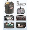 image:imageLOVEVOOK Laptop Backpack for Women Teacher Bag Work Backpack Purse Laptop Computer Back Pack Business Travel Backpack Nursing College Book bag 156inch BlackBeigeBrownDark Greybrown