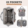 image:imageLOVEVOOK Laptop Backpack for Women Teacher Bag Work Backpack Purse Laptop Computer Back Pack Business Travel Backpack Nursing College Book bag 156inch BlackBeigeBrownGreybrown