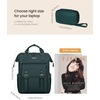 image:imageLOVEVOOK Laptop Backpack for Women Teacher Bag Work Backpack Purse Laptop Computer Back Pack Business Travel Backpack Nursing College Book bag 156inch BlackBeigeBrownDark Greendark Green