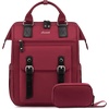image:imageLOVEVOOK Laptop Backpack for Women Teacher Bag Work Backpack Purse Laptop Computer Back Pack Business Travel Backpack Nursing College Book bag 156inch BlackBeigeBrownWine Redblack
