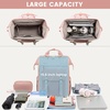 image:imageLOVEVOOK Laptop Backpack for Women Teacher Bag Work Backpack Purse Laptop Computer Back Pack Business Travel Backpack Nursing College Book bag 156inch BlackBeigeBrownPinkbeigebeige