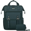 image:imageLOVEVOOK Laptop Backpack for Women Teacher Bag Work Backpack Purse Laptop Computer Back Pack Business Travel Backpack Nursing College Book bag 156inch BlackBeigeBrownDark Greendark Green