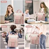 image:imageLOVEVOOK Laptop Backpack for Women Teacher Bag Work Backpack Purse Laptop Computer Back Pack Business Travel Backpack Nursing College Book bag 156inch BlackBeigeBrownPinkbeigebeige
