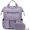 image:imageLOVEVOOK Laptop Backpack for Women Teacher Bag Work Backpack Purse Laptop Computer Back Pack Business Travel Backpack Nursing College Book bag 156inch BlackBeigeBrownPurplepurple