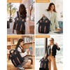image:imageLOVEVOOK Laptop Backpack for Women Teacher Bag Work Backpack Purse Laptop Computer Back Pack Business Travel Backpack Nursing College Book bag 156inch BlackBeigeBrown1 Blackbrown