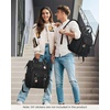 image:imageLOVEVOOK Laptop Backpack for Women Teacher Bag Work Backpack Purse Laptop Computer Back Pack Business Travel Backpack Nursing College Book bag 156inch BlackBeigeBrown1 Blackblack