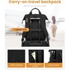image:imageLOVEVOOK Laptop Backpack for Women Teacher Bag Work Backpack Purse Laptop Computer Back Pack Business Travel Backpack Nursing College Book bag 156inch BlackBeigeBrown1 Blackbrown