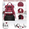 image:imageLOVEVOOK Laptop Backpack for Women Teacher Bag Work Backpack Purse Laptop Computer Back Pack Business Travel Backpack Nursing College Book bag 156inch BlackBeigeBrownWine Redblack