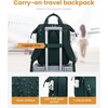 image:imageLOVEVOOK Laptop Backpack for Women Teacher Bag Work Backpack Purse Laptop Computer Back Pack Business Travel Backpack Nursing College Book bag 156inch BlackBeigeBrownDark Greendark Green