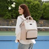 image:imageLOVEVOOK Laptop Backpack for Women with Giant Tumbler Holder Pocket for Travel Work Nurse TeacherBeige