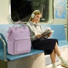 image:imageLOVEVOOK Laptop Backpack for Women with Giant Tumbler Holder Pocket for Travel Work Nurse TeacherLight Purple