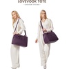 image:imageLOVEVOOK Laptop Lunch Tote Bag for Women for Work with Insulated Lunch Compartment 156 Inch Large Capacity Computer Handbag