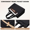 image:imageLOVEVOOK Laptop Tote Bag for WomenCanvas Work Tote Bag for Women with Clutch Purse156 Inch Computer Briefcase BagProfessional Teacher Business Office BagLightweight Shoulder TravelBlack
