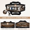 image:imageLOVEVOOK Laptop Tote Bag for WomenCanvas Work Tote Bag for Women with Clutch Purse156 Inch Computer Briefcase BagProfessional Teacher Business Office BagLightweight Shoulder TravelBlack