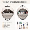 image:imageLOVEVOOK Mini Backpack for Women Girls Stylish Waterproof Backpack Purse with USB Port Cute Daypack for School Travel PartyBlack  Beige