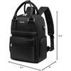 image:imageLOVEVOOK Mini Backpack for Women Girls Stylish Waterproof Backpack Purse with USB Port Cute Daypack for School Travel PartyBlack