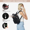 image:imageLOVEVOOK Mini Backpack for Women Girls Stylish Waterproof Backpack Purse with USB Port Cute Daypack for School Travel PartyBlack
