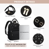 image:imageLOVEVOOK Mini Backpack for Women Girls Stylish Waterproof Backpack Purse with USB Port Cute Daypack for School Travel PartyBlack1