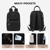 image:imageLOVEVOOK Mini Backpack for Women Girls Stylish Waterproof Backpack Purse with USB Port Cute Daypack for School Travel PartyBlack2