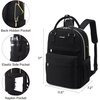 image:imageLOVEVOOK Mini Backpack for Women Girls Stylish Waterproof Backpack Purse with USB Port Cute Daypack for School Travel PartyBlack3