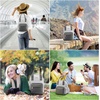 image:imageLOVEVOOK Mini Backpack for Women Girls Stylish Waterproof Backpack Purse with USB Port Cute Daypack for School Travel PartyDark Gray  Light Gray