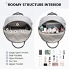 image:imageLOVEVOOK Mini Backpack for Women Girls Stylish Waterproof Backpack Purse with USB Port Cute Daypack for School Travel PartyDark Gray  Light Gray